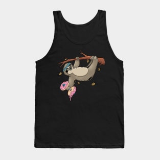 Slow and Steady Gains: The Gym Sloth's Fitness Journey Tank Top